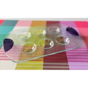 Dansk Spectra fused clear glass tray-Only